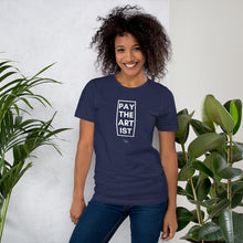 Load image into Gallery viewer, Pay The Artists 1 Short-Sleeve Unisex T-Shirt freeshipping - I Am D. Muse