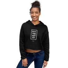 Load image into Gallery viewer, "Pay The Artist" Crop Hoodie freeshipping - I Am D. Muse