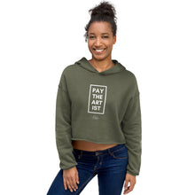 Load image into Gallery viewer, "Pay The Artist" Crop Hoodie freeshipping - I Am D. Muse