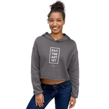 Load image into Gallery viewer, "Pay The Artist" Crop Hoodie freeshipping - I Am D. Muse