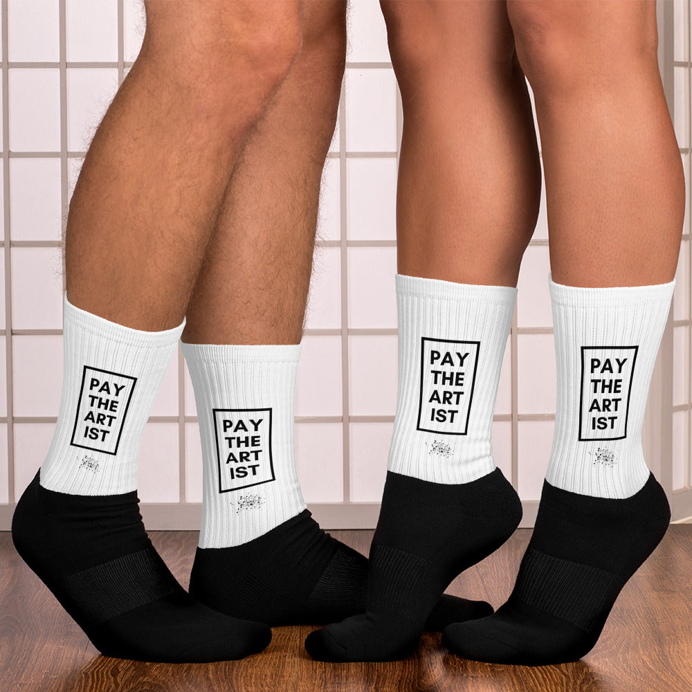 Pay The Artist Clean Bottom Socks freeshipping - I Am D. Muse