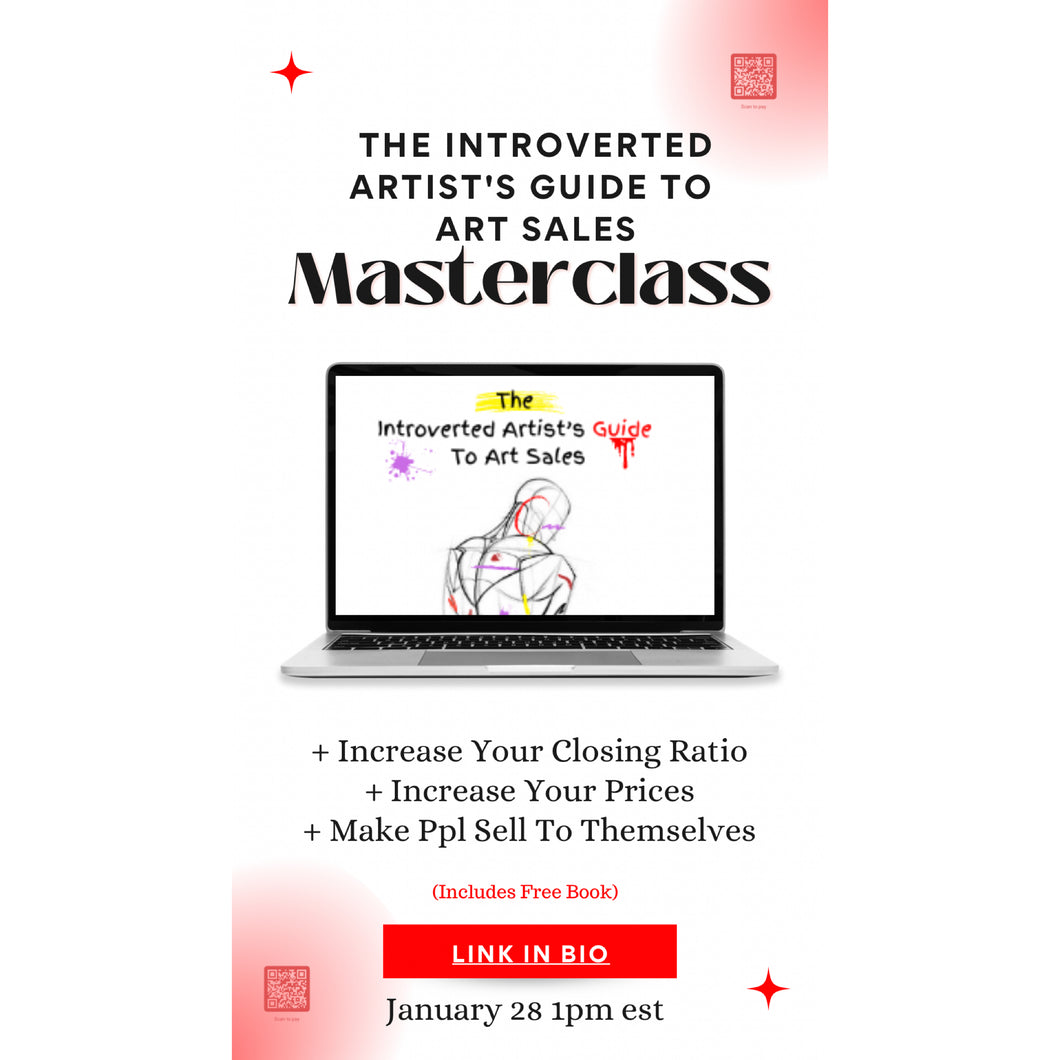 The Introverted Artist's Guide To Art Sales Masterclass