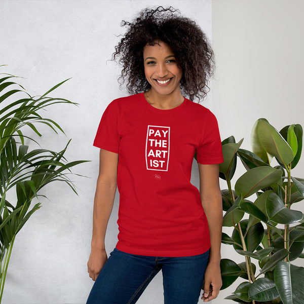 Pay The Artists 1 Short-Sleeve Unisex T-Shirt freeshipping - I Am D. Muse