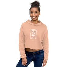 Load image into Gallery viewer, &quot;Pay The Artist&quot; Crop Hoodie freeshipping - I Am D. Muse
